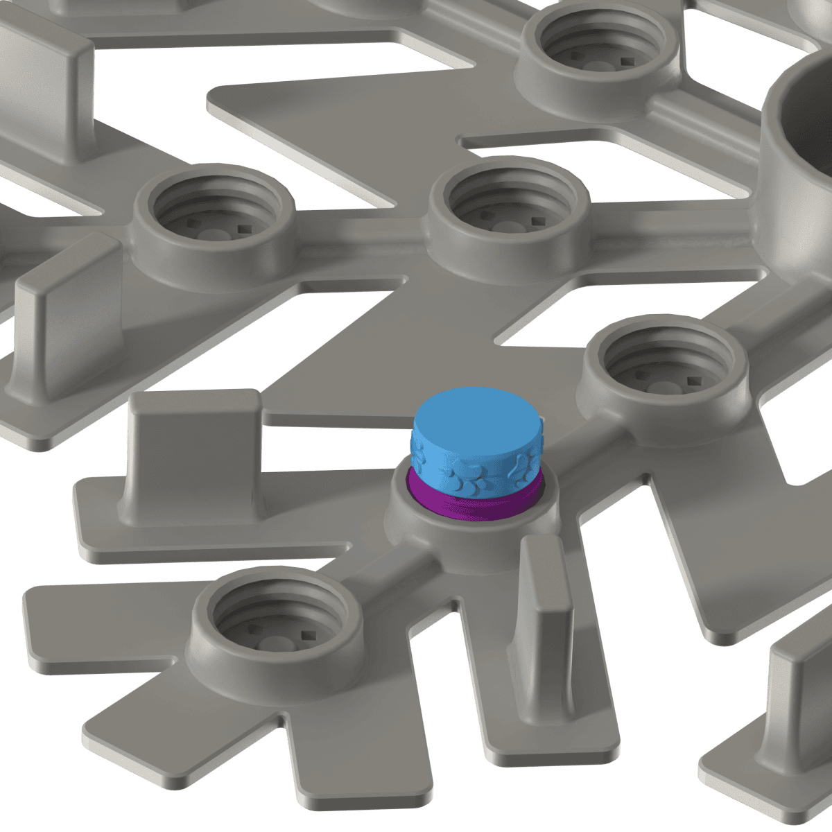 Węchowy Płatek Śniegu z puszką zapachową Fluonose Nano+