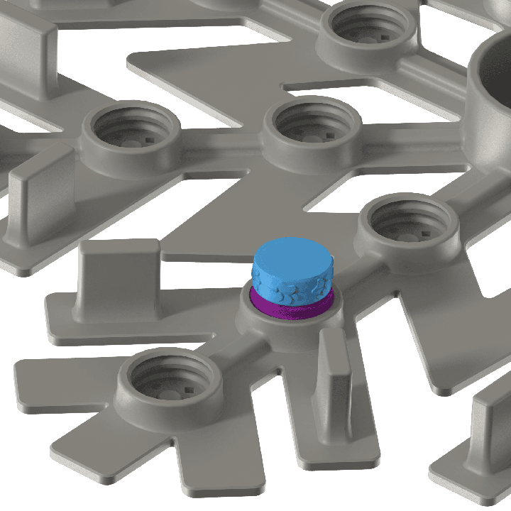 Węchowy Płatek Śniegu z puszką zapachową Fluonose Nano+