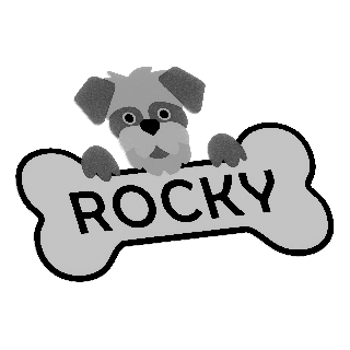 Schnauzer - placa con texto personalizado