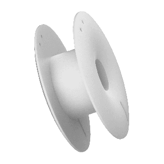 Reel for storing long training lines