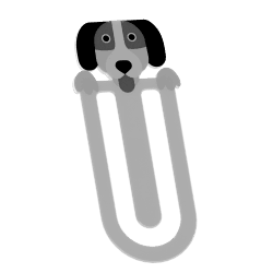 Zakládka do knih Bernský salašnický pes | Fluo Dog