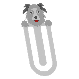 Bookmark - Border Collie