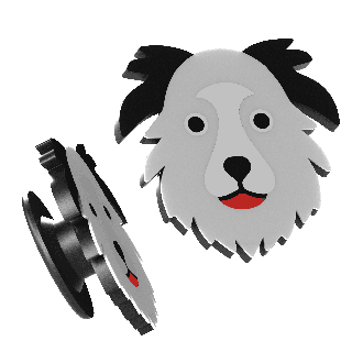 Border Collie - Crocs pin