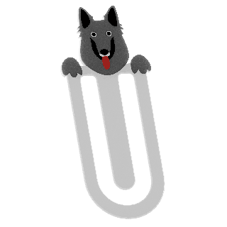 Bokmärke - Belgisk Vallhund