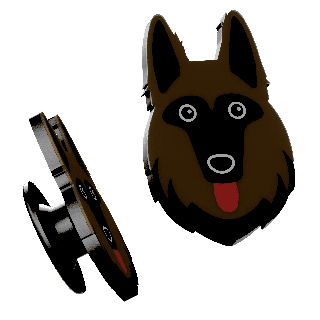 German Shepherd - Crocs pin