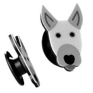 Bull Terrier - Crocs kitűző