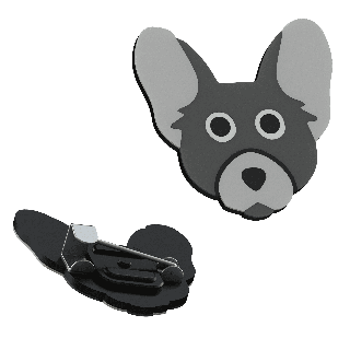 Chihuahua - kitűző biztossal