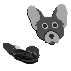 Pripínka Chihuahua s ihlou – štýlový doplnok | Fluo Dog