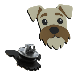 Spilla con pin York – decorazione per amanti dei cani | Fluo Dog