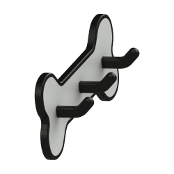 Klesheng for leashes and collars in the shape of a bone | Fluo Dog