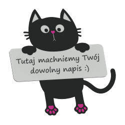 Targa con gatto – decorazione personalizzata | Fluo Dog