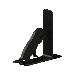 Soporte para libros - perro sentado