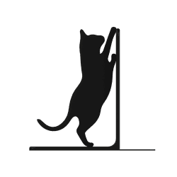 Suporte para livros gato – decoração para interiores | Fluo Dog