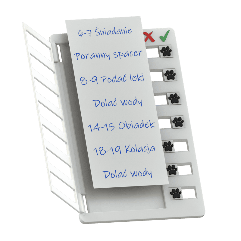 Magnetic Task Board for Dog Caregivers | Fluo Dog