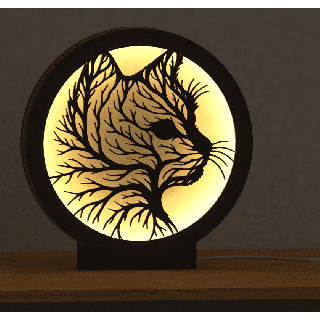 Lampje - kattenstruik (warme lichtkleur)