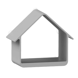 Large suction cup bird feeder | Fluo Dog