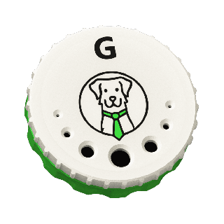 Fluonose Mini - boks til scent training med merking "G" for nellik (5 cm)