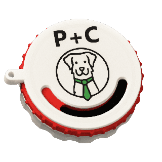 Fluonose Mini+ - scent training box with "P+C" marking for orange peel + cinnamon (5 cm)