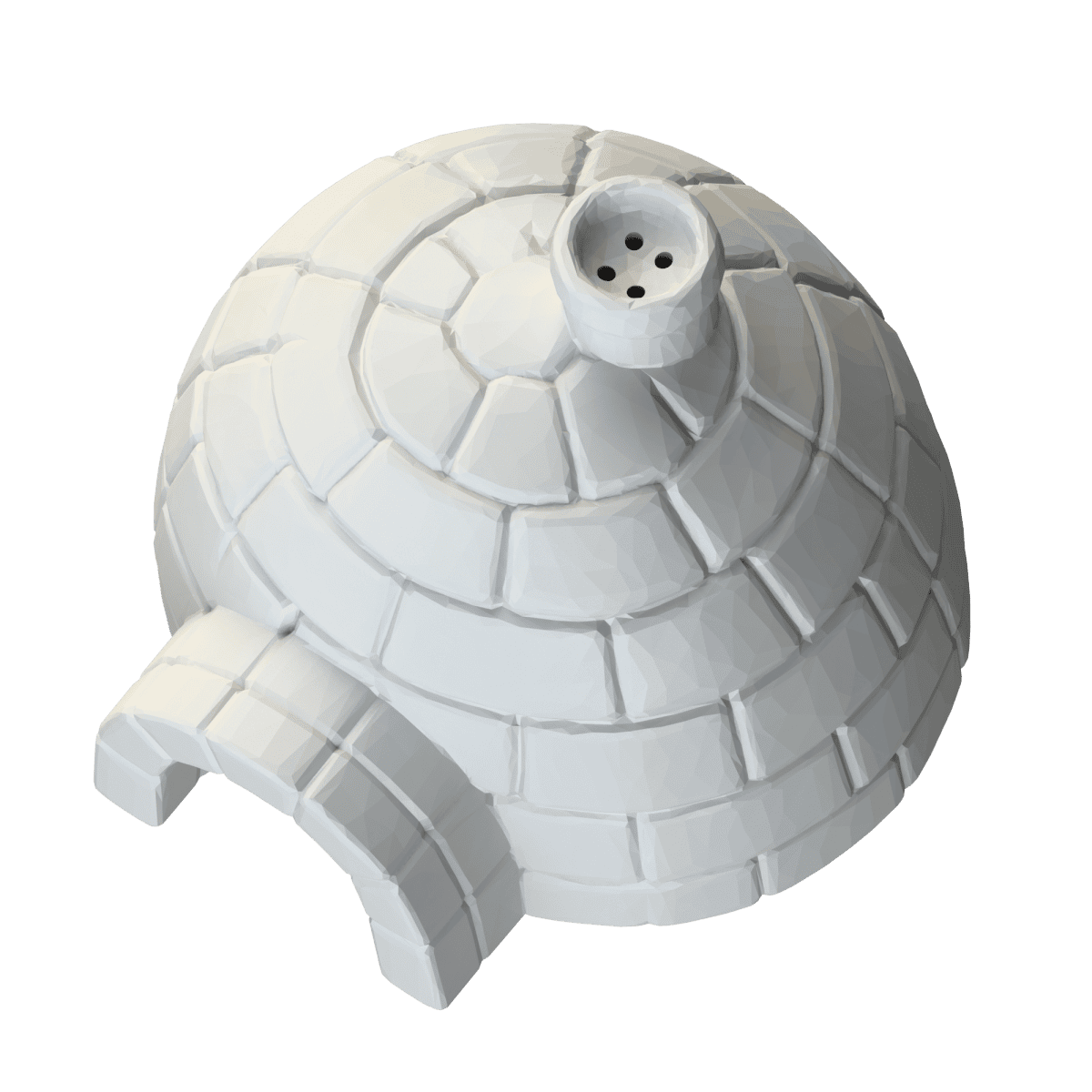 Igloo da addestramento con camino - giocattolo olfattivo per nose work / scent work