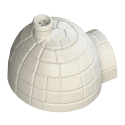 Igloo training with chimney - scent work toy for nose work / scent work