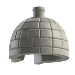 Igloo training with chimney - scent work toy for nose work / scent work