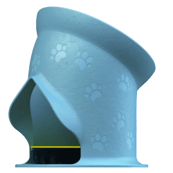 Komin di allenamento per Nosework - Target profumato | Fluo.Dog