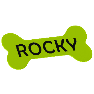 Kość - tablica s vlastným nápisom