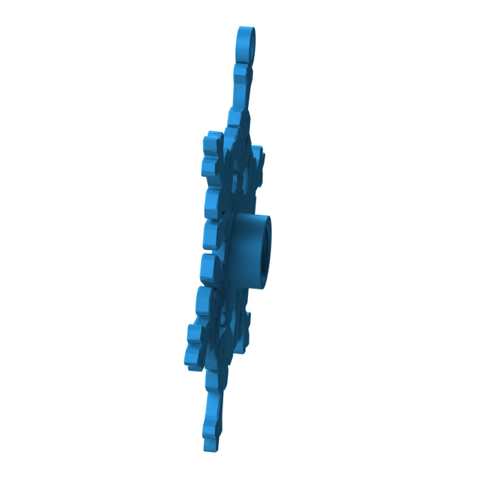 Ilustracja przedstawia akcesorium do scentworku w kształcie płatka śniegu