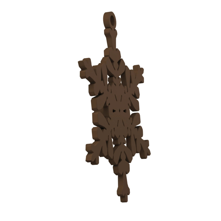 Obrazek demonstruje lekką konstrukcję śnieżynki