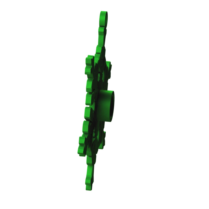 Ilustracja przedstawia akcesorium do scentworku w kształcie płatka śniegu