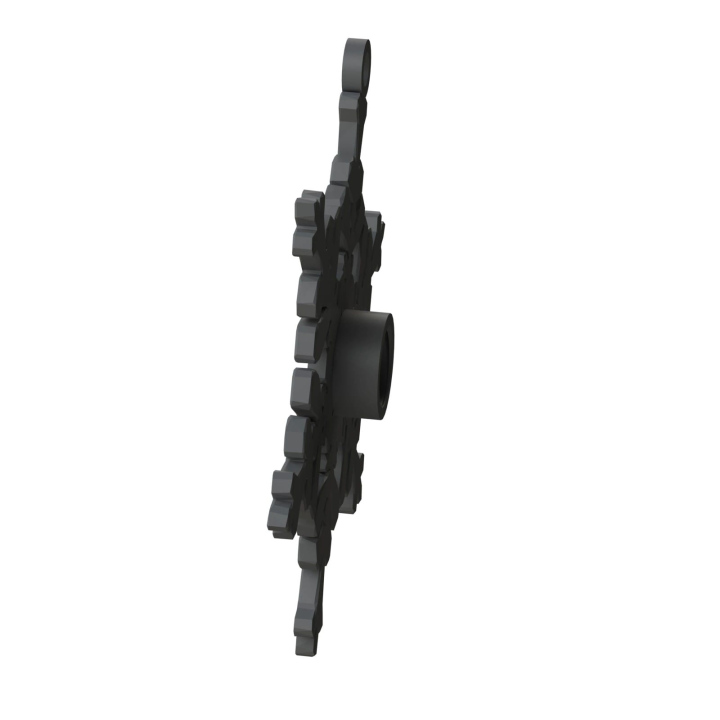 Ilustracja przedstawia akcesorium do scentworku w kształcie płatka śniegu