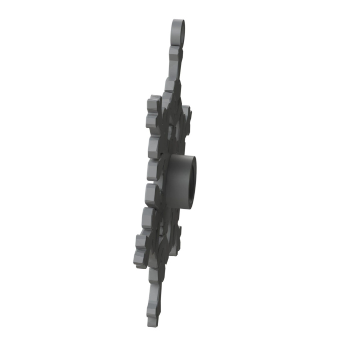 Ilustracja przedstawia akcesorium do scentworku w kształcie płatka śniegu