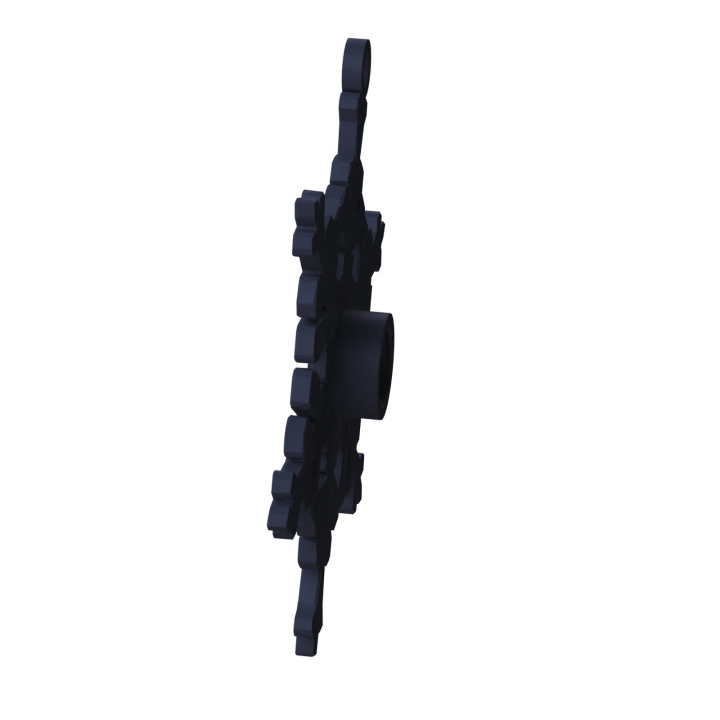 Ilustracja przedstawia akcesorium do scentworku w kształcie płatka śniegu