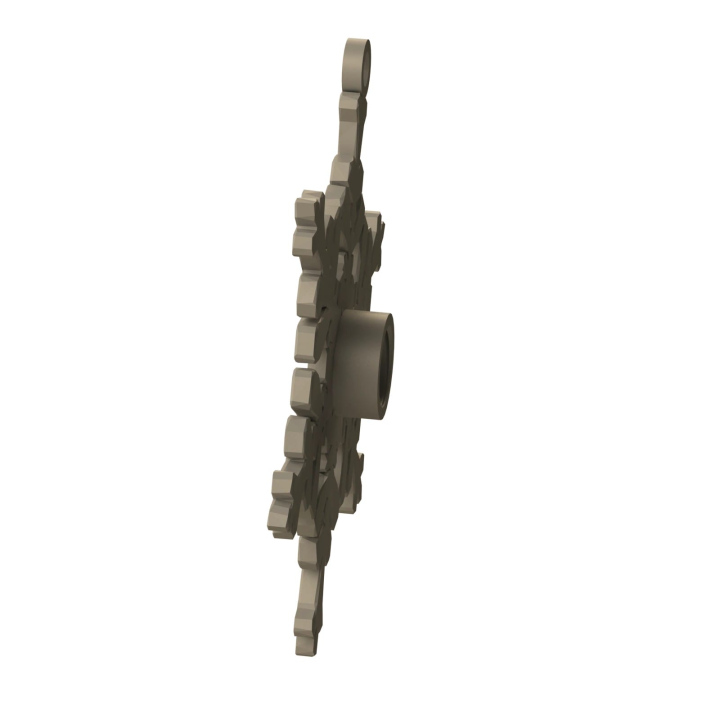 Ilustracja przedstawia akcesorium do scentworku w kształcie płatka śniegu