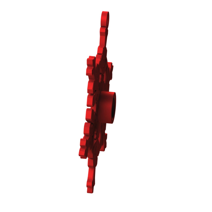 Ilustracja przedstawia akcesorium do scentworku w kształcie płatka śniegu