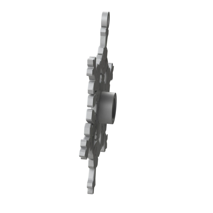 Ilustracja przedstawia akcesorium do scentworku w kształcie płatka śniegu