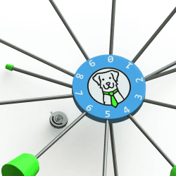 Karuzela olfattiva per Nosework (manuale) | Fluo Dog