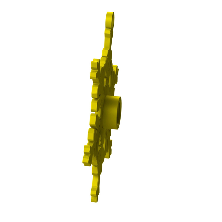 Ilustracja przedstawia akcesorium do scentworku w kształcie płatka śniegu