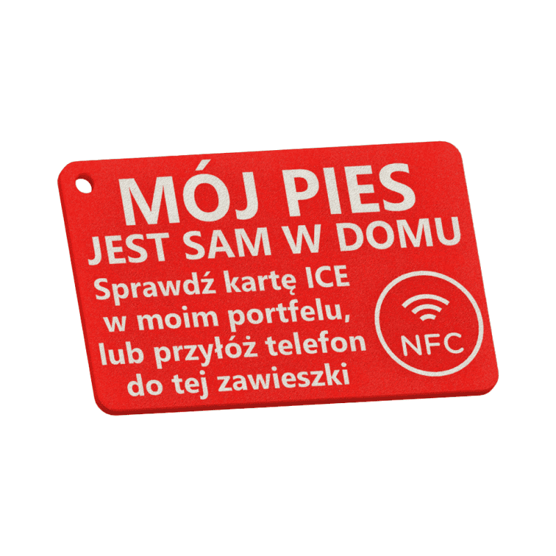 Zawieszka ICE NFC – identifikator za psa | Fluo Dog