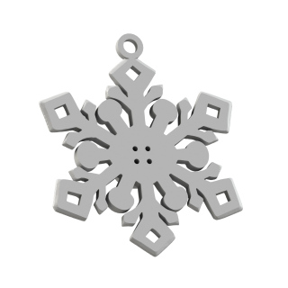Snowflake for scent work - hanging scent point (Pattern 2)