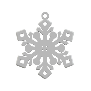 Śnieżynka do noseworku - wiszący punkt zapachowy (Wzór 2)