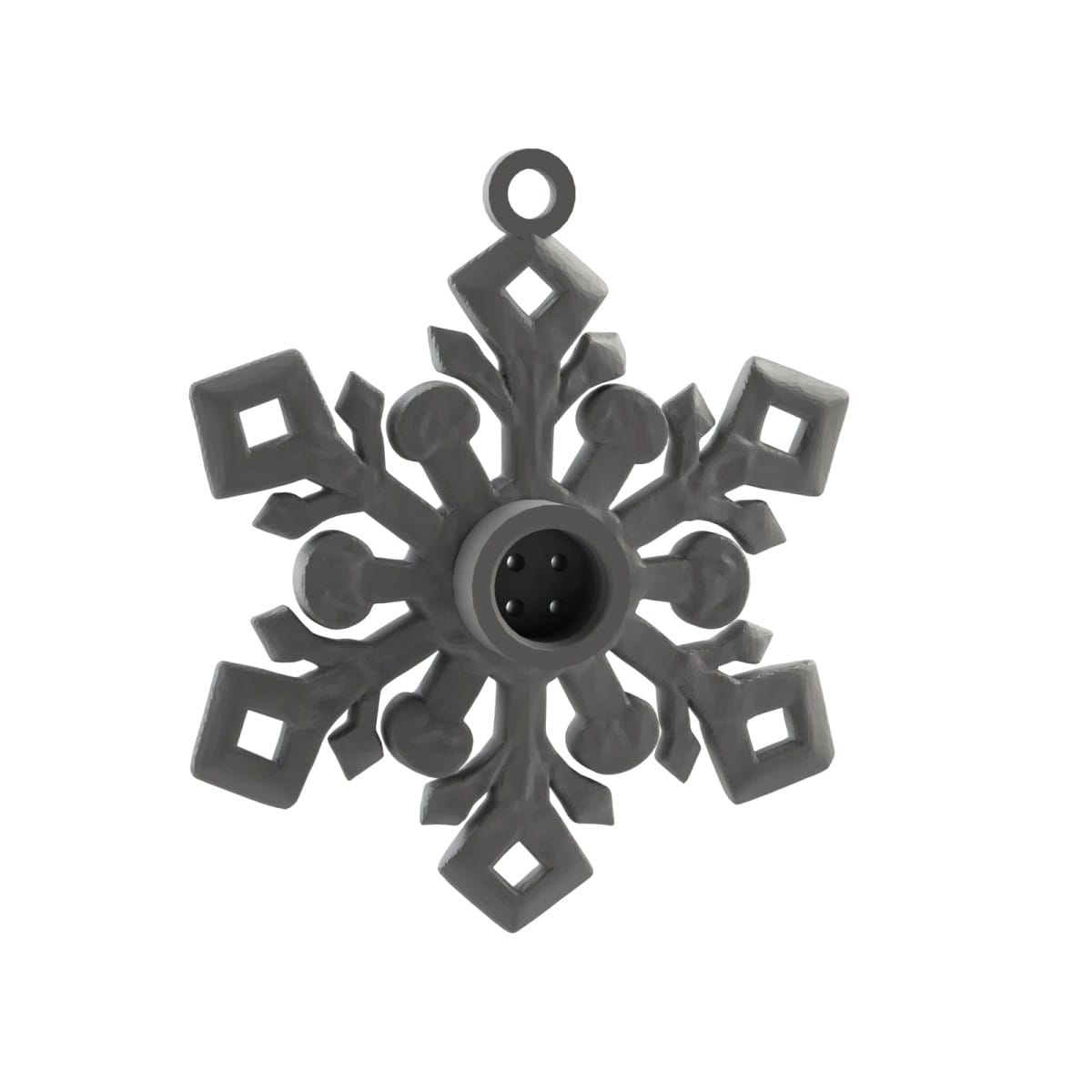 Wizualizacja ukazuje detalicznie wykonany gadżet do detekcji węchowej