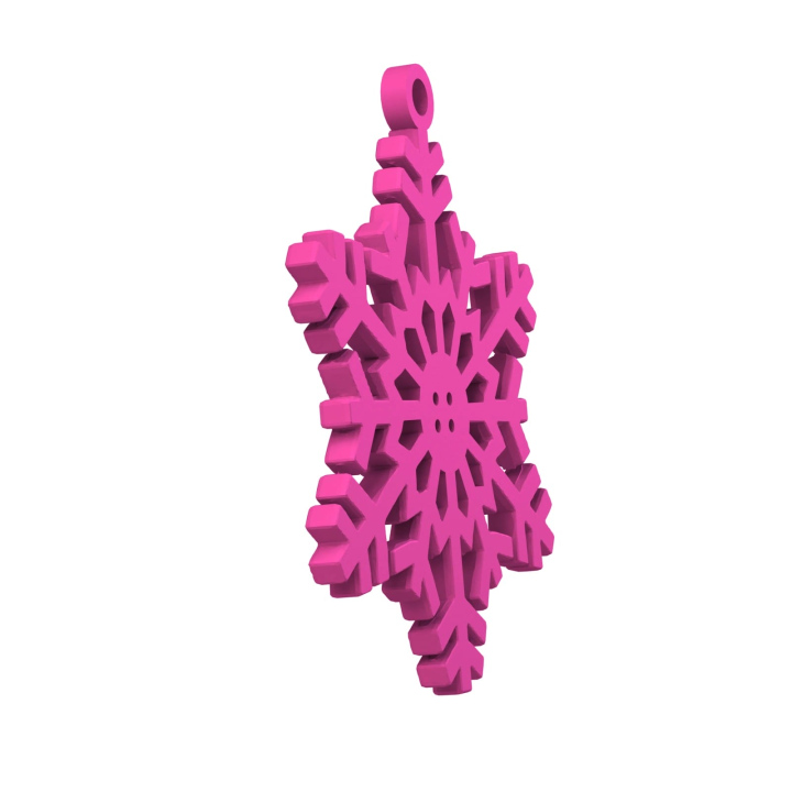 Obrazek demonstruje lekką konstrukcję śnieżynki
