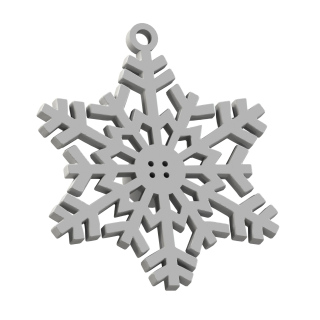 Winter sample scent holder - Snowflake (Pattern 3)