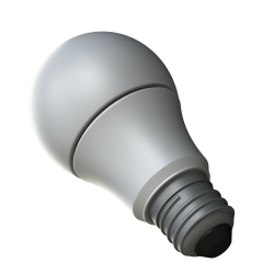 Atrapa żarówki LED E27 - ukrycie zapachu do treningów scent work