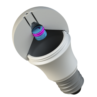 LED E27-lampa - dölja doften för scent work-träning