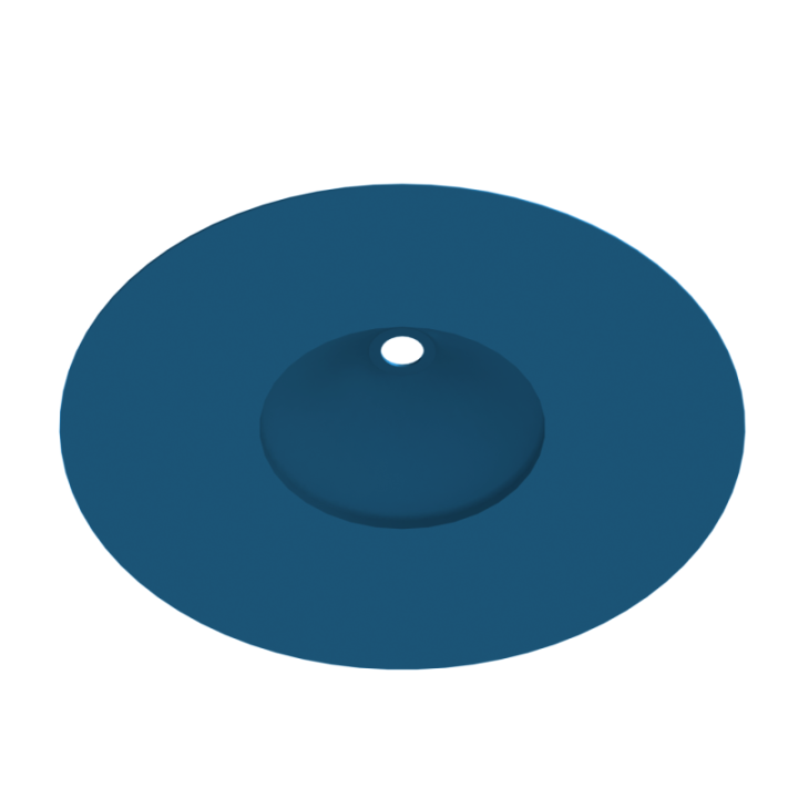 Akcesoria do scent work – górny wylot dysku tworzący skoncentrowany komin zapachowy