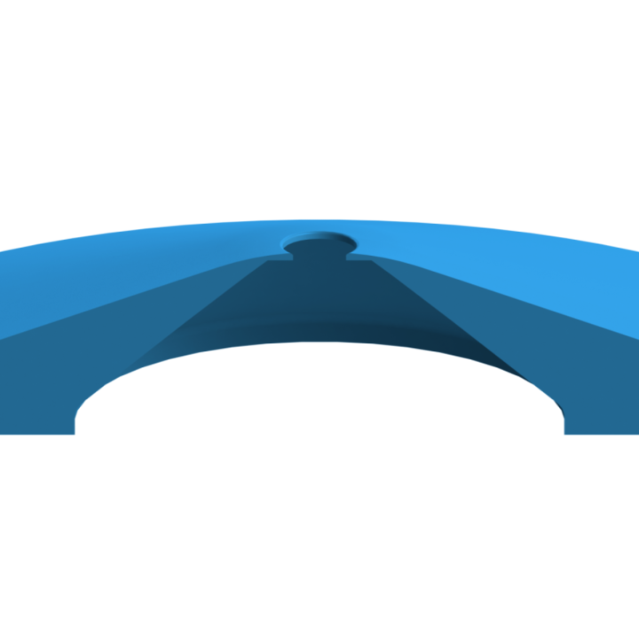 Scent Disk Hollow na płaskiej nawierzchni – brak krawędzi zapobiega braniu przedmiotu do pyska