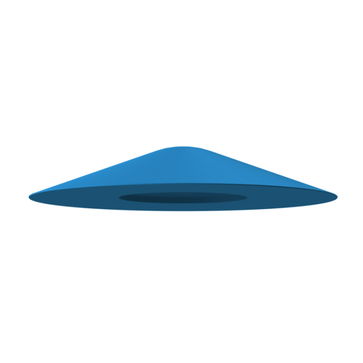 Dysk zapachowy Fluo.Dog – skośne ścianki uniemożliwiające przesunięcie źródła zapachu łapą