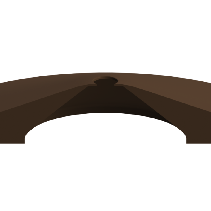 Scent Disk Hollow na płaskiej nawierzchni – brak krawędzi zapobiega braniu przedmiotu do pyska